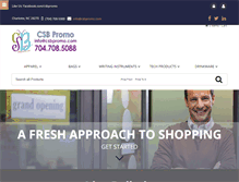 Tablet Screenshot of csbpromo.com